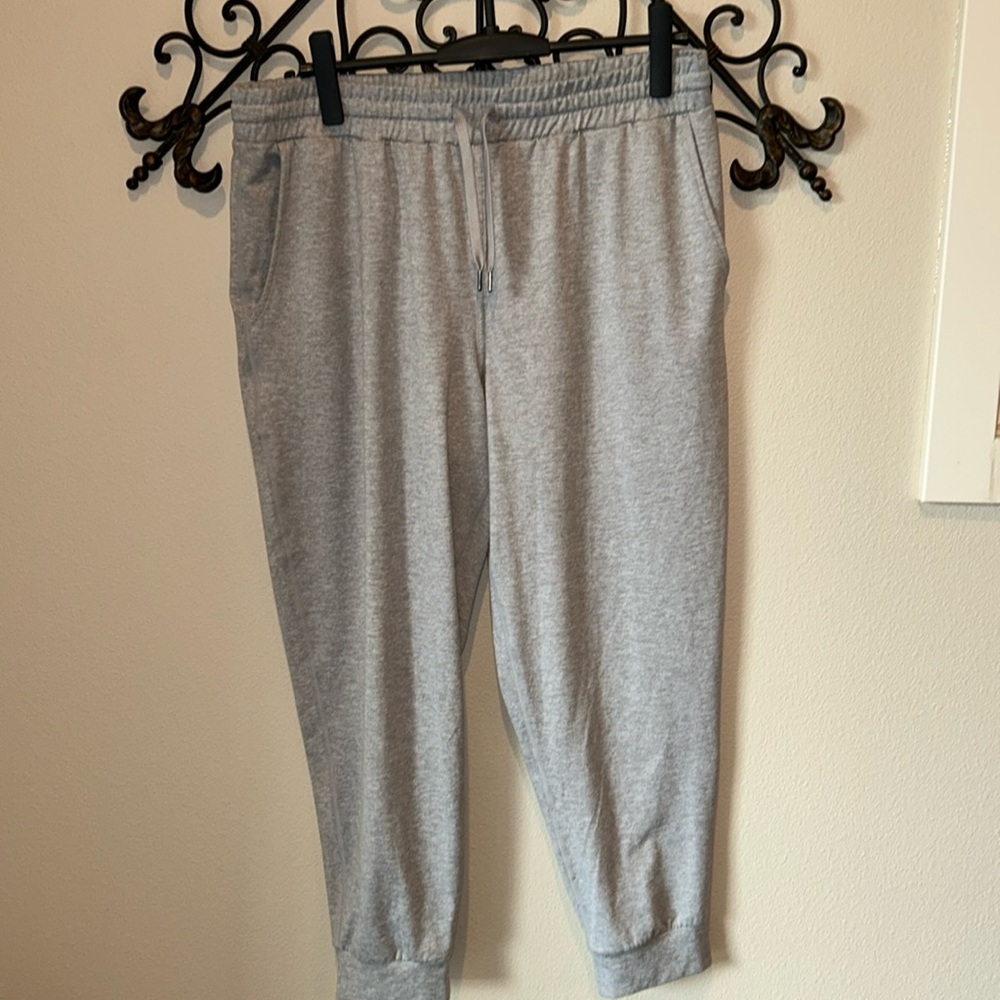 Quince Light Gray Track Joggers